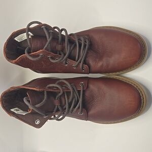 TOMS Men's Porter Water-Resistant Leather Boots Sz 7 Boho Casual Euro